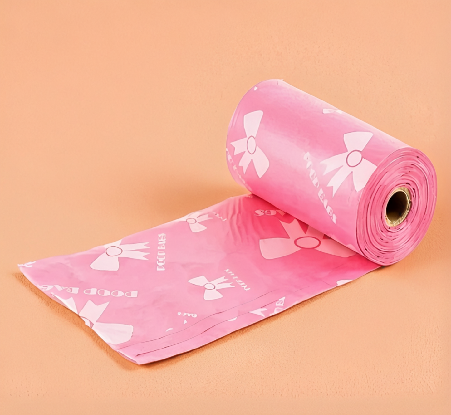 Pink Bow Waste Bags