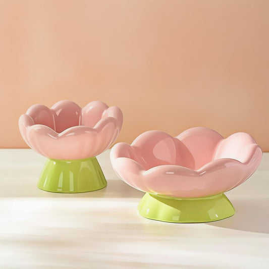 Elevated Flower Pet Bowl