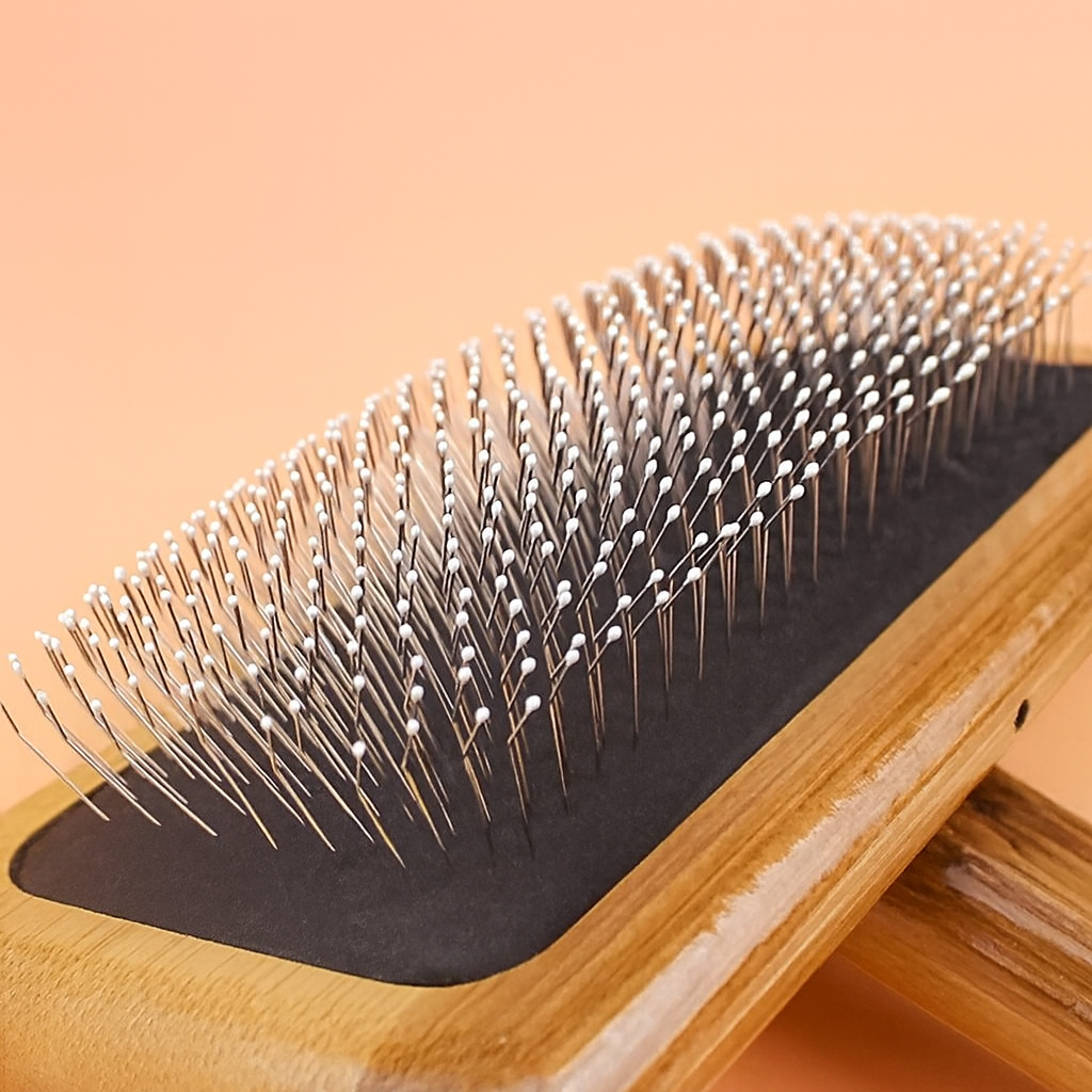 Traditional Wooden Pet Brush