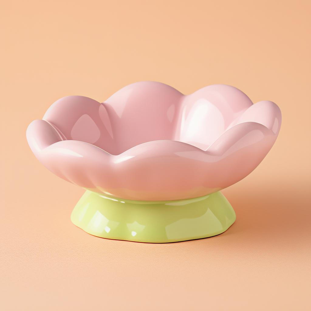 Elevated Flower Pet Bowl